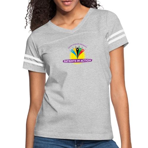 Patients in Action - Women's V-Neck Football Tee