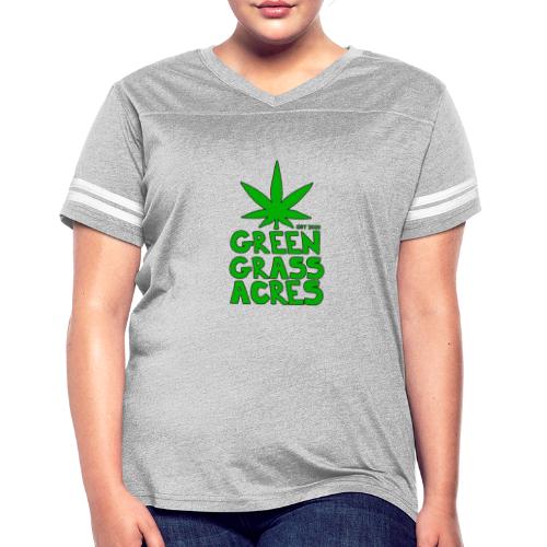 GreenGrassAcres Logo - Women's Vintage Sports T-Shirt