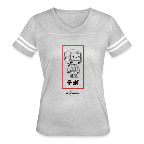 VRX Friends TEVO - Women's V-Neck Football Tee