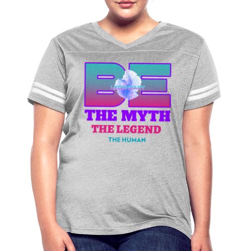 Be Legendary - Women's V-Neck Football Tee