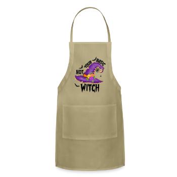 Not Your Basic Witch - Adjustable Apron - khaki - Front