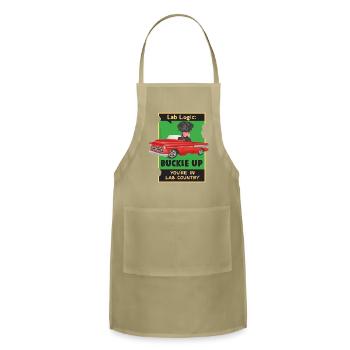 Black Lab Logic - Adjustable Apron - khaki - Front