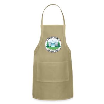 Touring The USA : The White House - Adjustable Apron - khaki - Front