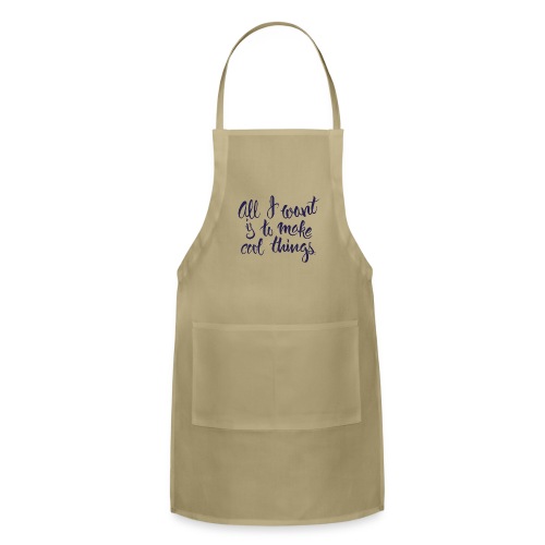 Cool Things Navy - Adjustable Apron