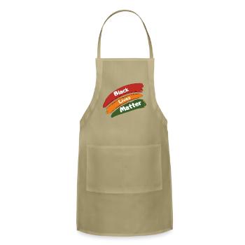 Black Lives matter - Adjustable Apron - khaki - Front