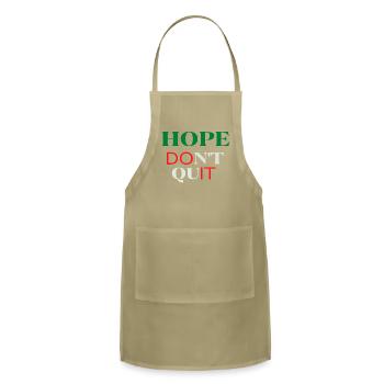 hope - Adjustable Apron - khaki - Front