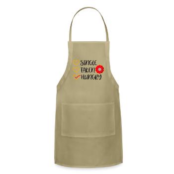 Single Taken Hungry - Adjustable Apron - khaki - Front