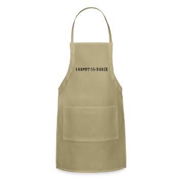 Normal is Boring - Viking Runes - Adjustable Apron - khaki - Front