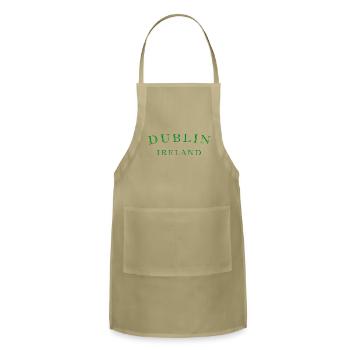 dublin ireland - Adjustable Apron - khaki - Front
