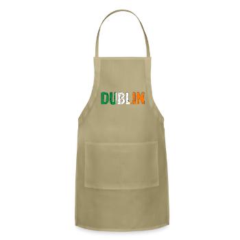 Dublin Ireland - Adjustable Apron - khaki - Front