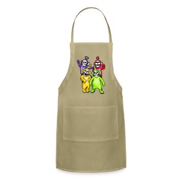 Deadlytubbies - Adjustable Apron - khaki - Front