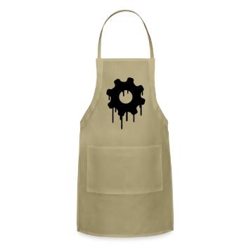 Gears Graffiti - Adjustable Apron - khaki - Front