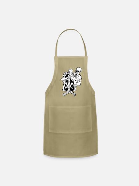 The Less You Know The Better! - Adjustable Apron - khaki