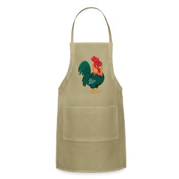 Rooster - Adjustable Apron - khaki - Front