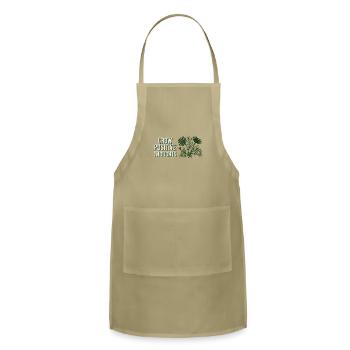 Grow Positive Thoughts - Adjustable Apron - khaki - Front