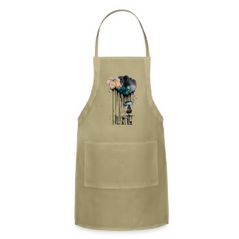 Ink Storm - Adjustable Apron - khaki - Front
