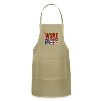 woke away 1 - Adjustable Apron - khaki - Front