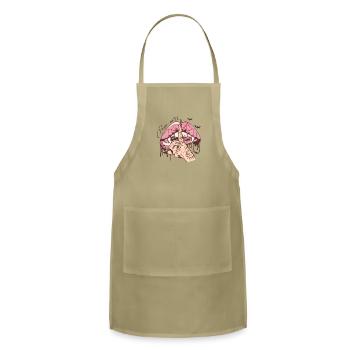 HW005 Basic Witch - Adjustable Apron - khaki - Front