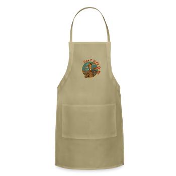 dont talk to me - Adjustable Apron - khaki - Front