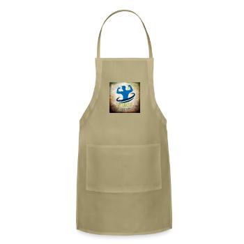 Health is Wealth - Adjustable Apron - khaki - Front