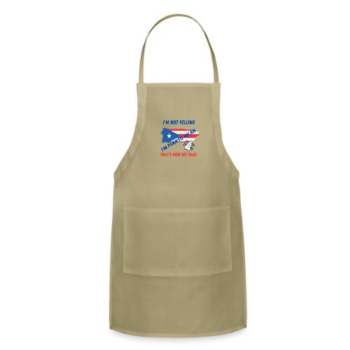 Not Yelling Tshirt - Adjustable Apron