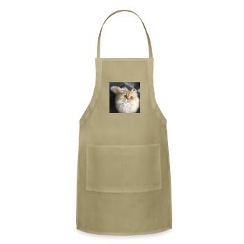 Cat lover - Adjustable Apron - khaki - Front