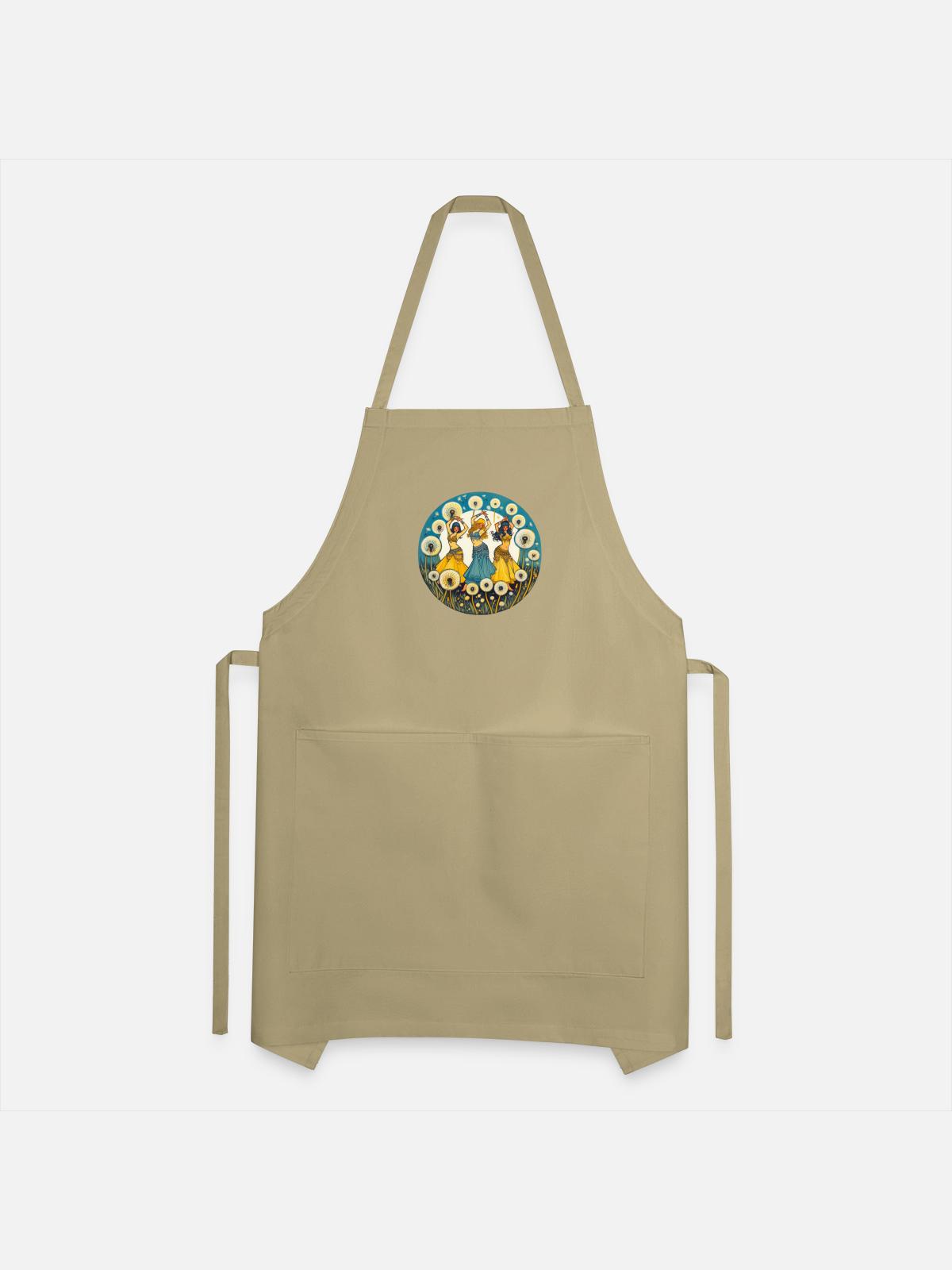 Belly Dancers - Adjustable Apron - khaki - Front