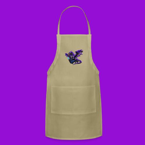 Neon Dragon and Battle Mage - Adjustable Apron