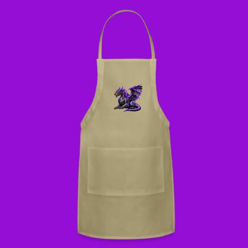 Neon Dragon at Rest - Adjustable Apron