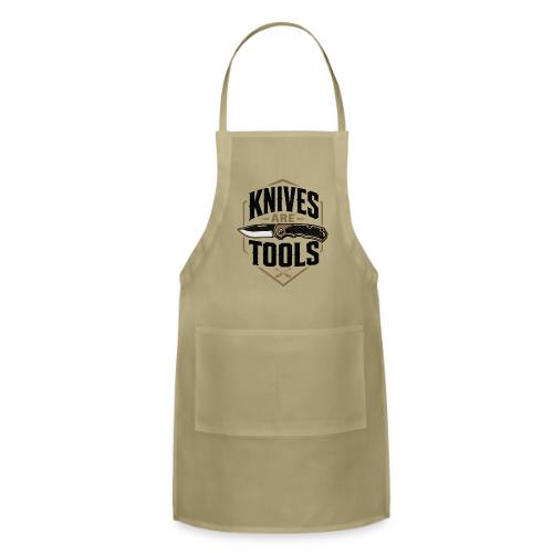 Knives Are Tools Shirt - Everyday Carry EDC Pocket - Adjustable Apron