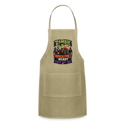 Zombie Apocalypse Ready Since Day One - Knife EDC - Adjustable Apron