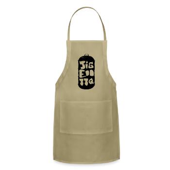 Big Ed grunge - Adjustable Apron - khaki - Front