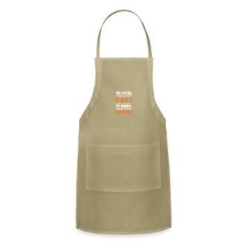 My Loving Papi The Original Influencer - Adjustable Apron - khaki - Front