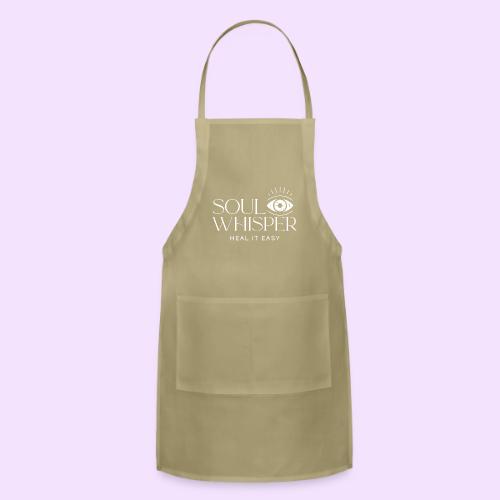 Soul Whisper - White Design - Adjustable Apron