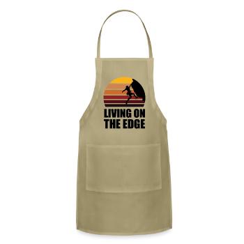Living on the edge - Adjustable Apron - khaki - Front
