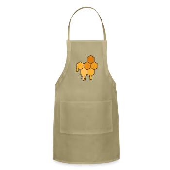 The Just Be Hive - Adjustable Apron - khaki - Front