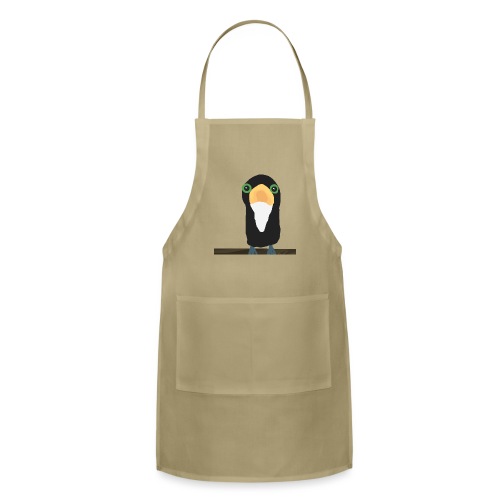 Toucan on a branch - Adjustable Apron