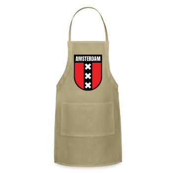 Amsterdam - Adjustable Apron - khaki - Front