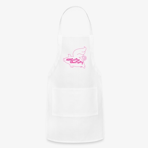 When Pigs Fly Pink - Adjustable Apron