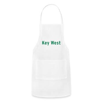 Key West  - Adjustable Apron - white - Front - Julia (174cm)