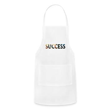 Galaxy SUCCESS Typography - Adjustable Apron - white - Front - Julia (174cm)