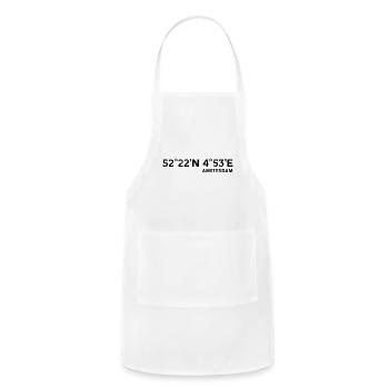 Amsterdam Coordinates - Adjustable Apron - white - Front - Julia (174cm)
