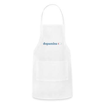 Funny Mental Health & Relatable Design - Adjustable Apron - white - Front - Julia (174cm)