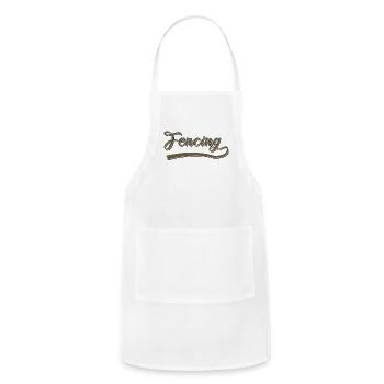 fencing - Adjustable Apron - white - Front - Julia (174cm)