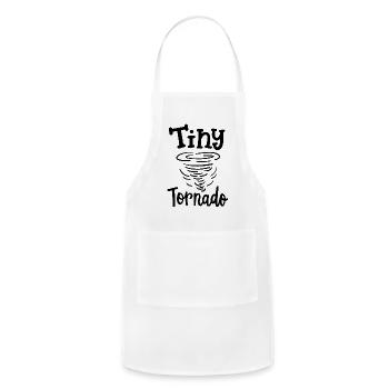 Toddler Tiny Tornado - Adjustable Apron - white - Front - Julia (174cm)