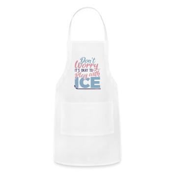 Evolution of Horseback Rider - Adjustable Apron - white - Front - Julia (174cm)