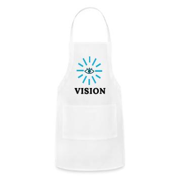 Vision - Adjustable Apron - white - Front - Julia (174cm)