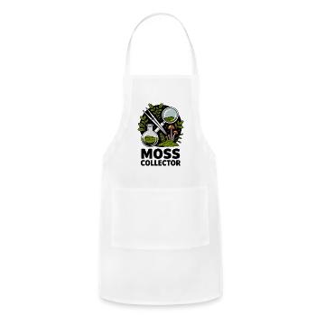 Moss Collector Mossarium Terrarium - Adjustable Apron - white - Front - Julia (174cm)