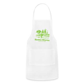 Rodeo Shores Trailer Park  - Adjustable Apron - white - Front - Julia (174cm)