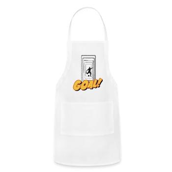 goal - Adjustable Apron - white - Front - Julia (174cm)